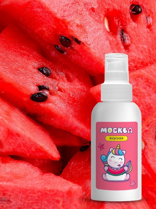 Универсальная смазка с ароматом арбуза  Москва Вкусная  - 100 мл. - Москва - купить с доставкой в Прокопьевске