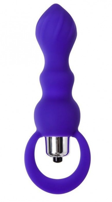 Фиолетовая анальная вибровтулка Curvy - 14 см. - ToyFa в Прокопьевске Фиолетовая анальная вибровтулка Curvy - 14 см. - ToyFa