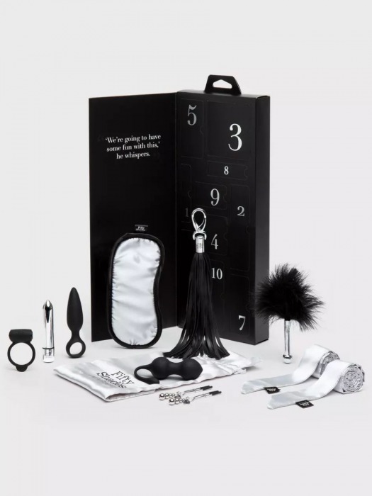 Эротический набор Pleasure Overload 10 Days of Play Gift Set - Fifty Shades of Grey - купить с доставкой в Прокопьевске