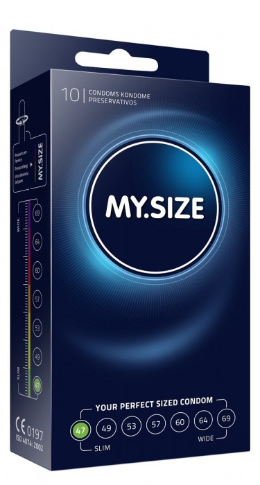 Презервативы MY.SIZE размер 47 - 10 шт. - My.Size - купить с доставкой в Прокопьевске
