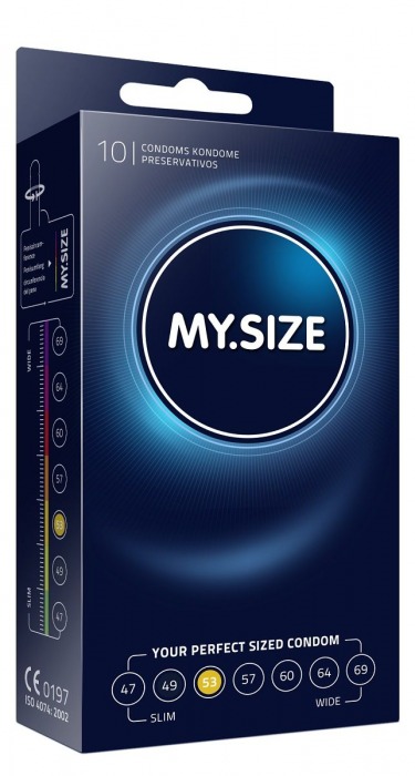 Презервативы MY.SIZE размер 53 - 10 шт. - My.Size - купить с доставкой в Прокопьевске