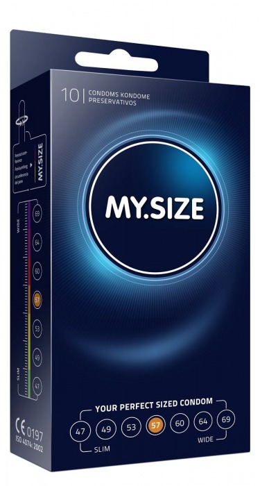 Презервативы MY.SIZE размер 57 - 10 шт. - My.Size - купить с доставкой в Прокопьевске