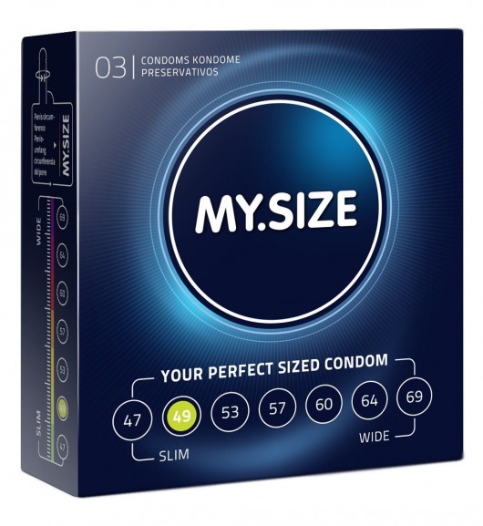 Презервативы MY.SIZE размер 49 - 3 шт. - My.Size - купить с доставкой в Прокопьевске