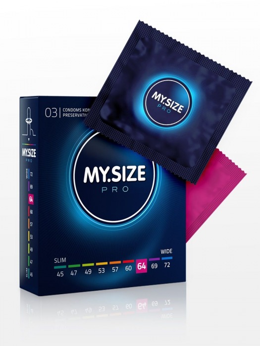 Презервативы MY.SIZE размер 64 - 3 шт. - My.Size - купить с доставкой в Прокопьевске