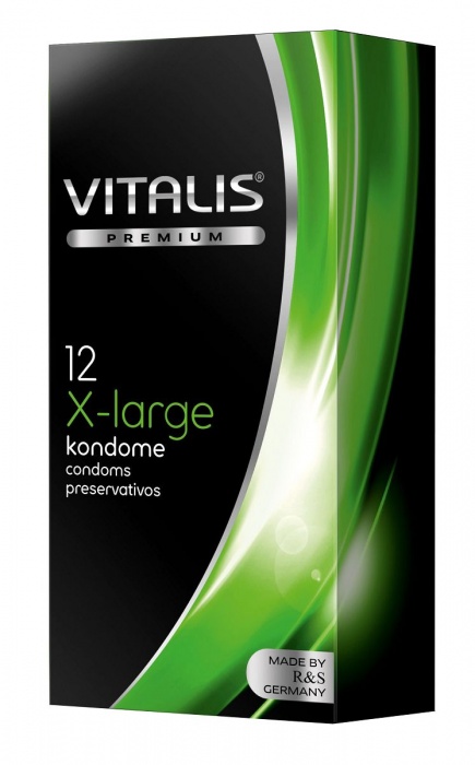 Презервативы увеличенного размера VITALIS PREMIUM x-large - 12 шт. - Vitalis - купить с доставкой в Прокопьевске