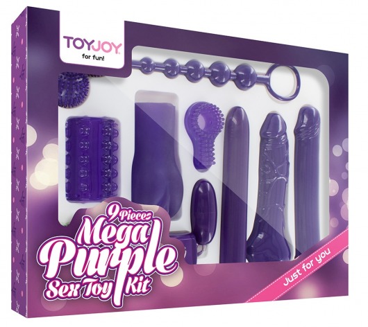 Эротический набор Toy Joy Mega Purple - Toy Joy - купить с доставкой в Прокопьевске
