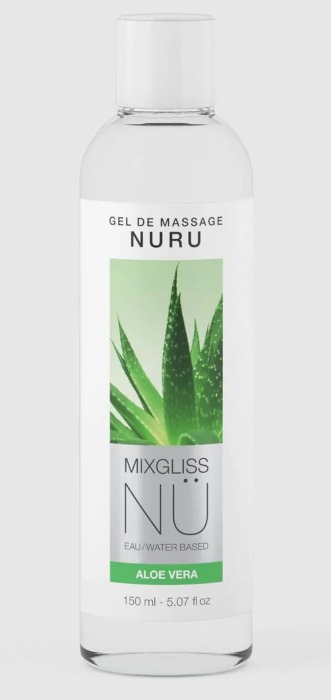 Массажный гель на водной основе Mixgliss NU Aloe Vera - 150 мл. - Strap-on-me - купить с доставкой в Прокопьевске