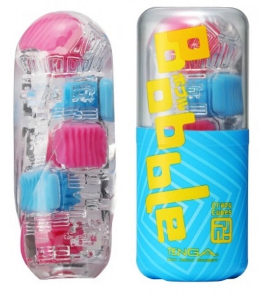 Мастурбатор Tenga Bobble Crazy Cubes - Tenga - в Прокопьевске купить с доставкой