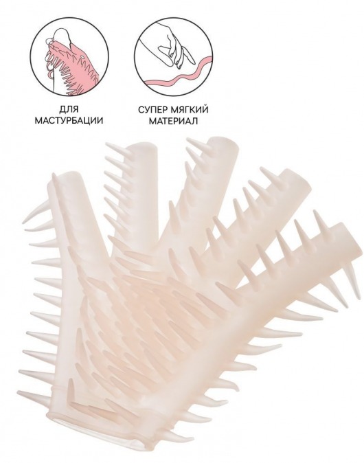 Телесная перчатка-мастубратор для чувственного массажа - Штучки-дрючки - в Прокопьевске купить с доставкой