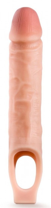 Телесная насадка на пенис 10 Inch Cock Sheath Extender - 25 см. - Blush Novelties - в Прокопьевске купить с доставкой