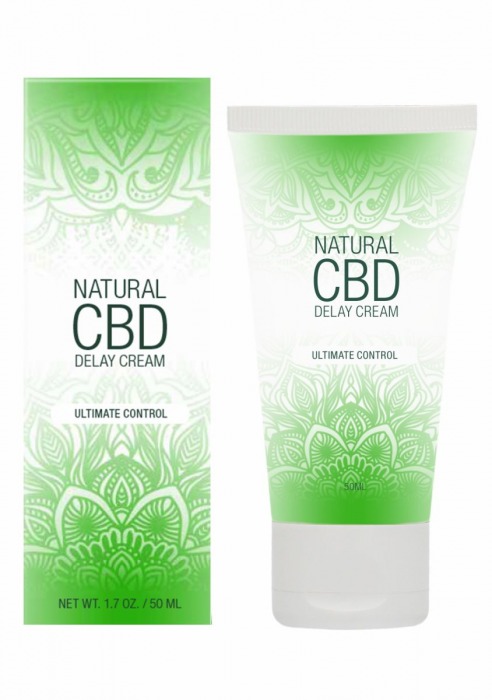 Крем-пролонгатор Natural CBD Delay Cream - 50 мл. - Shots Media BV - купить с доставкой в Прокопьевске