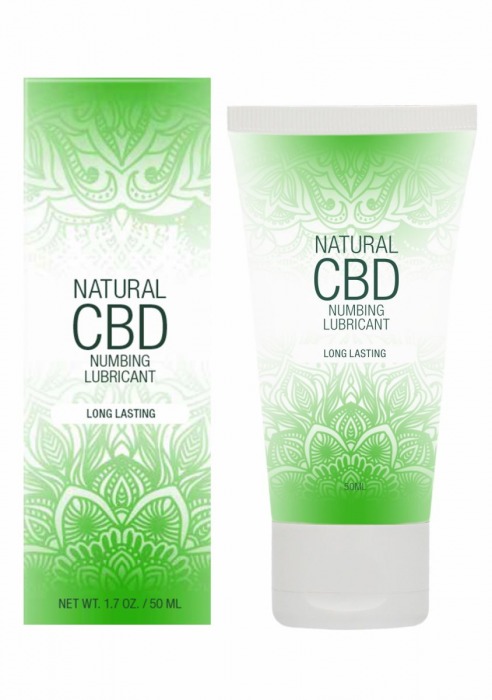 Лубрикант с пролонгирующим эффектом Natural CBD Numbing Lubricant - 50 мл. - Shots Media BV - купить с доставкой в Прокопьевске