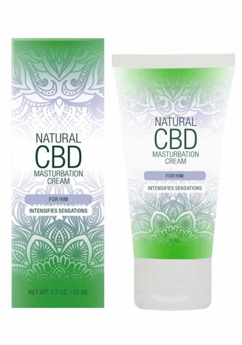 Крем для мастурбации для мужчин Natural CBD Masturbation Cream For Him - 50 мл. - Shots Media BV - купить с доставкой в Прокопьевске