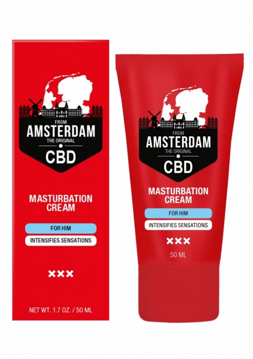 Крем для мастурбации для мужчин CBD from Amsterdam Masturbation Cream For Him - 50 мл. - Shots Media BV - купить с доставкой в Прокопьевске