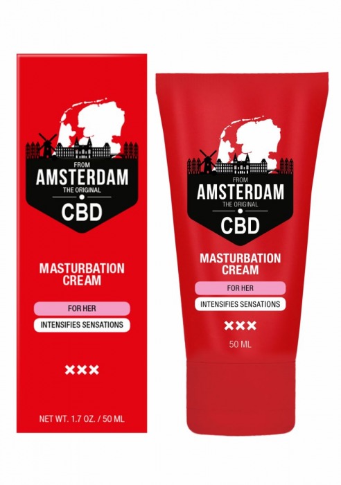 Крем для мастурбации для женщин CBD from Amsterdam Masturbation Cream For Her - 50 мл. - Shots Media BV - купить с доставкой в Прокопьевске