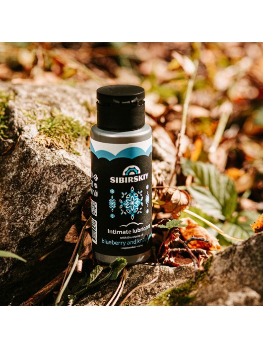 Пролонгирующий интимный лубрикант SIBIRSKIY с ароматом черники и василька - 100 мл. - Sibirskiy - купить с доставкой в Прокопьевске
