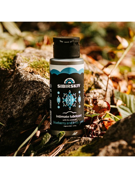 Пролонгирующий интимный лубрикант SIBIRSKIY с ароматом черники и василька - 100 мл. - Sibirskiy - купить с доставкой в Прокопьевске