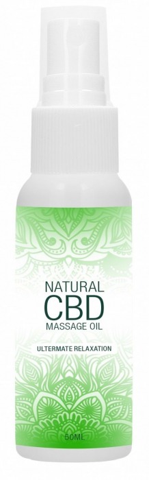 Массажное масло Natural CBD Massage Oil - 50 мл. - Shots Media BV - купить с доставкой в Прокопьевске