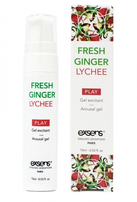 Возбуждающий гель Fresh Ginger Lychee Arousal Gel - 15 мл. - Exsens - купить с доставкой в Прокопьевске