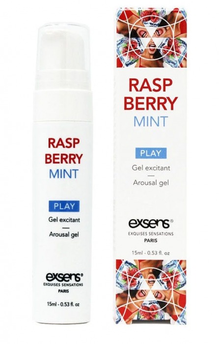 Возбуждающий гель Raspberry Mint с ароматом малины и мяты - 15 мл. - Exsens - купить с доставкой в Прокопьевске