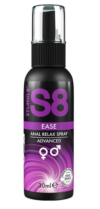 Расслабляющий анальный спрей S8 Ease Anal Relax Spray - 30 мл. - Stimul8 - купить с доставкой в Прокопьевске