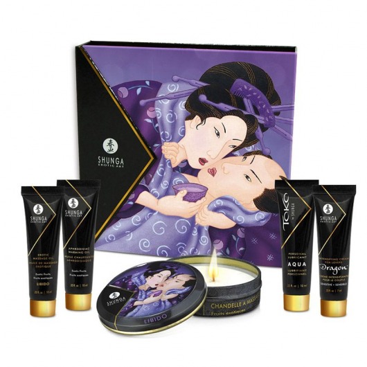 Подарочный набор Geishas secret из 5 предметов - Shunga - купить с доставкой в Прокопьевске