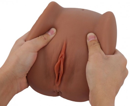 Мастурбатор Black Beauty - вагина и анус - S-HANDE - в Прокопьевске купить с доставкой