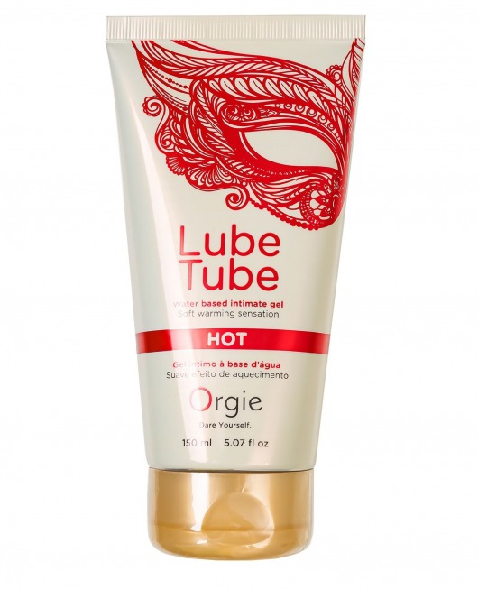 Интимный гель на водной основе Lube Tube Hot с разогревающим эффектом - 150 мл. - ORGIE - купить с доставкой в Прокопьевске