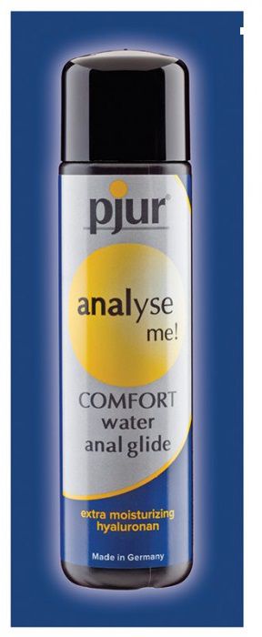 Анальный лубрикант pjur ANALYSE ME Comfort Water Anal Glide - 2 мл. - Pjur - купить с доставкой в Прокопьевске