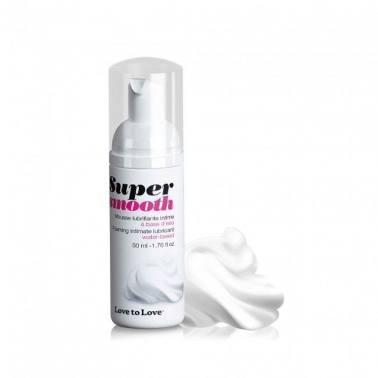 Лубрикант нежнейшая пенка Super Smooth Foaming Intime Lubricant - 50 мл. - Love to Love - купить с доставкой в Прокопьевске