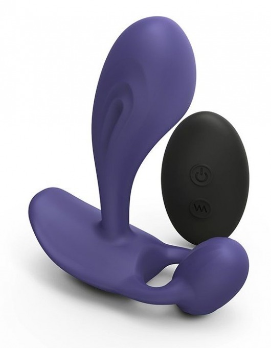 Темно-синий вибромассажер Witty P G Vibrator with Remote Control - Love to Love - в Прокопьевске купить с доставкой