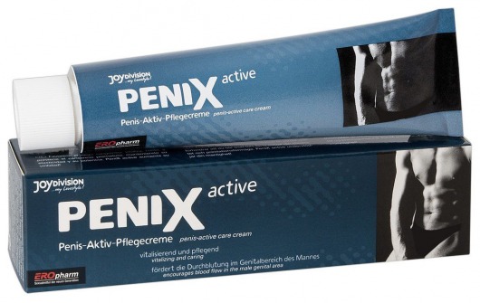 Возбуждающий крем для мужчин PeniX active - 75 мл. - Joy Division - купить с доставкой в Прокопьевске