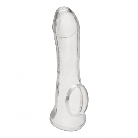 Прозрачная насадка на пенис Transparent Penis Enhancing Sleeve Extension - 15,9 см. - BlueLine - в Прокопьевске купить с доставкой