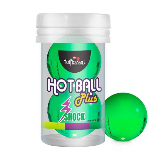 Лубрикант на силиконовой основе Hot Ball Plus с покалывающим эффектом (2 шарика по 3 гр.) - HotFlowers - купить с доставкой в Прокопьевске