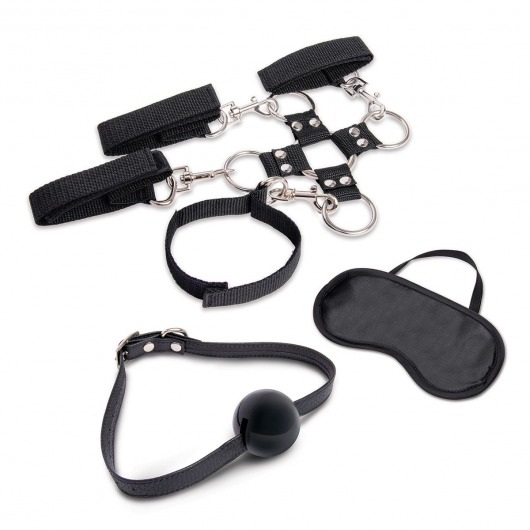 Набор для фиксации из 7 предметов Hogtie   Ball Gag Kit - Lux Fetish - купить с доставкой в Прокопьевске