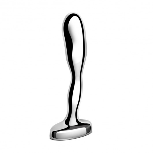 Стальной стимулятор простаты Stainless Steel Prostate Plug - 11,5 см. - b-Vibe - в Прокопьевске купить с доставкой