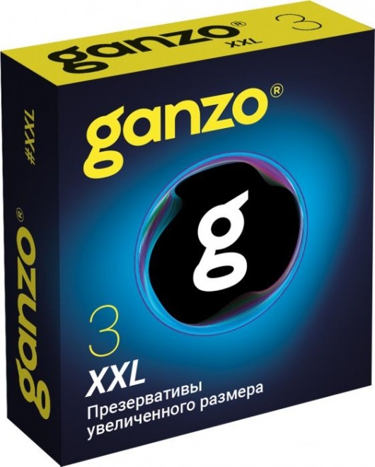 Презервативы увеличенного размера Ganzo XXL - 3 шт. - Ganzo - купить с доставкой в Прокопьевске