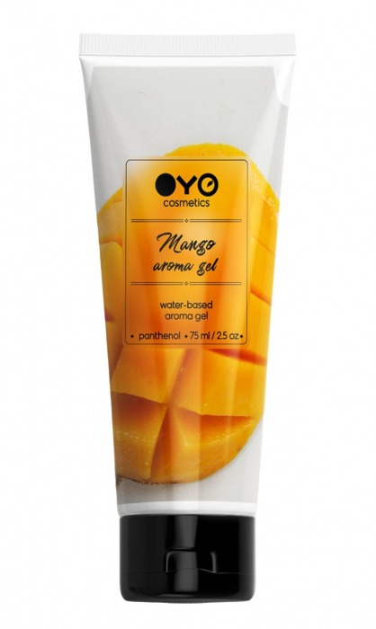 Лубрикант на водной основе OYO Aroma Gel Mango с ароматом манго - 75 мл. - OYO - купить с доставкой в Прокопьевске