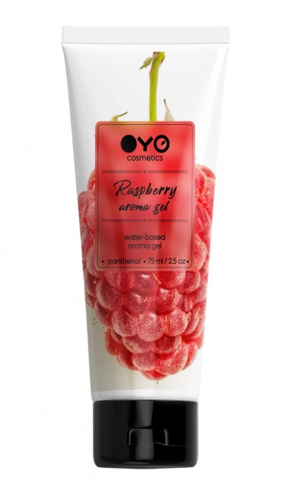 Лубрикант на водной основе OYO Aroma Gel Raspberry с ароматом малины - 75 мл. - OYO - купить с доставкой в Прокопьевске