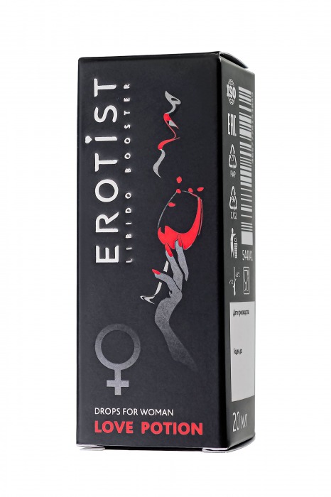 Возбуждающие капли для женщин Erotist Love Potion - 20 мл. - Erotist Libido Booster - купить с доставкой в Прокопьевске