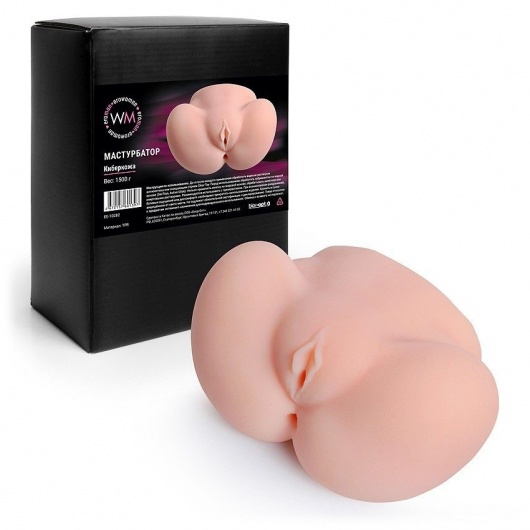 Реалистичный мастурбатор с двумя функциональными отверстиями - Erowoman-Eroman - в Прокопьевске купить с доставкой