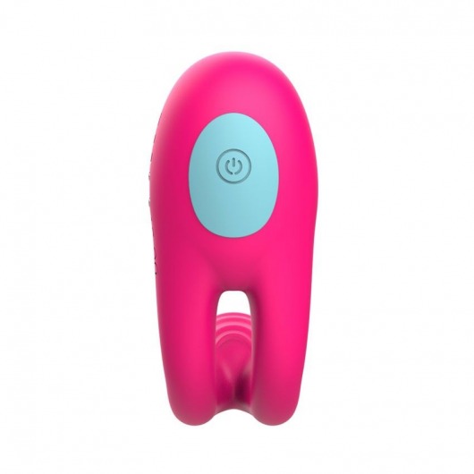 Розовое виброкольцо с пультом ДУ - I-MOON - в Прокопьевске купить с доставкой