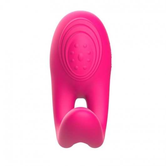 Розовое виброкольцо с пультом ДУ - I-MOON - в Прокопьевске купить с доставкой