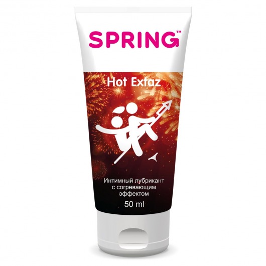 Согревающие интимный лубрикант Spring Hot Extaz - 50 мл. - SPRING - купить с доставкой в Прокопьевске