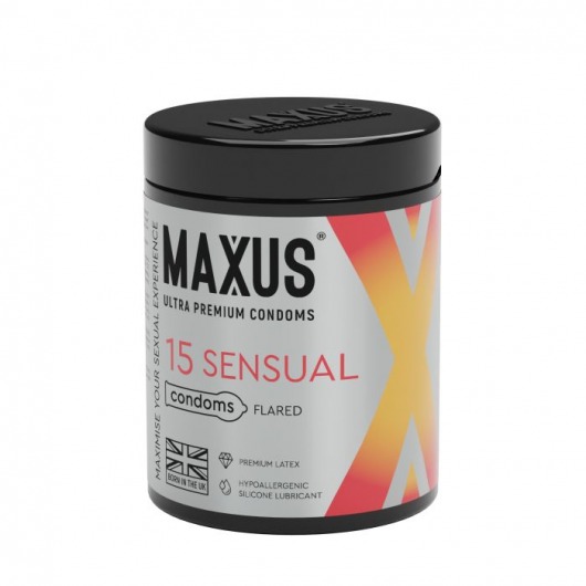 Анатомические презервативы MAXUS Sensual - 15 шт. - Maxus - купить с доставкой в Прокопьевске