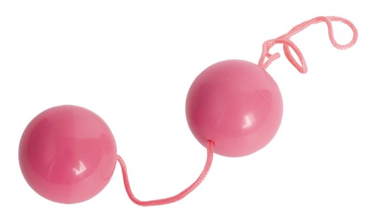 Розовые вагинальные шарики BI-BALLS - Toyfa Basic в Прокопьевске Розовые вагинальные шарики BI-BALLS - Toyfa Basic