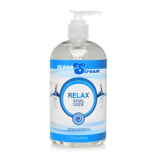 Анальный лубрикант на водной основе Relax Desensitizing Anal Lube - 503 мл. - XR Brands - купить с доставкой в Прокопьевске