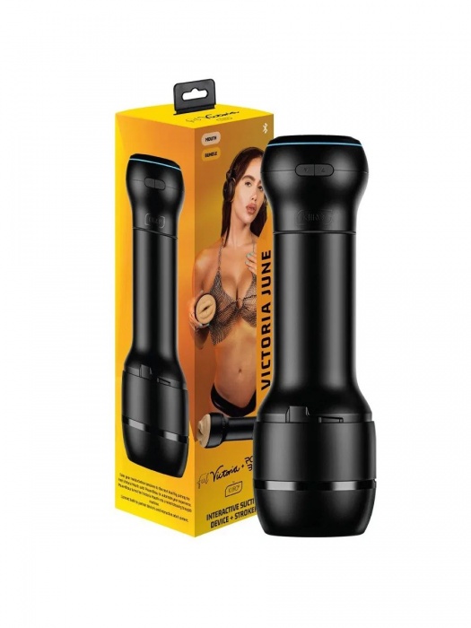 Мастурбатор-ротик с интерактивной насадкой PowerBlow   FeelVictoria Mouth - Kiiroo - в Прокопьевске купить с доставкой