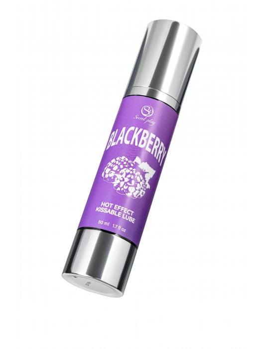 Массажное масло 2-в-1 Blackberry Hot Effect с разогревающим эффектом и вкусом ежевики - 50 мл. - Secret Play - купить с доставкой в Прокопьевске