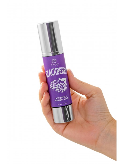 Массажное масло 2-в-1 Blackberry Hot Effect с разогревающим эффектом и вкусом ежевики - 50 мл. - Secret Play - купить с доставкой в Прокопьевске